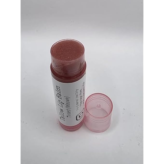 rayihni TALLOW LIP BALM (3 PACK) (TINTED MAUVE) HANDMADE GRASS FED BEEF TALLOW LIP BALM WITH NOURISHING OILS - Image 4